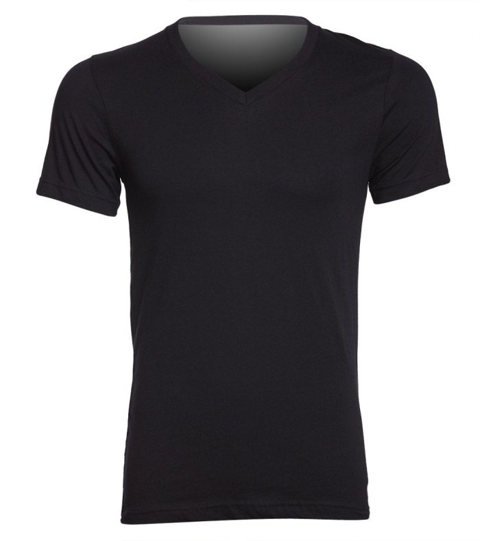 Bella + Canvas Men's Jersey Short Sleeve V-neck Tee - Image 11