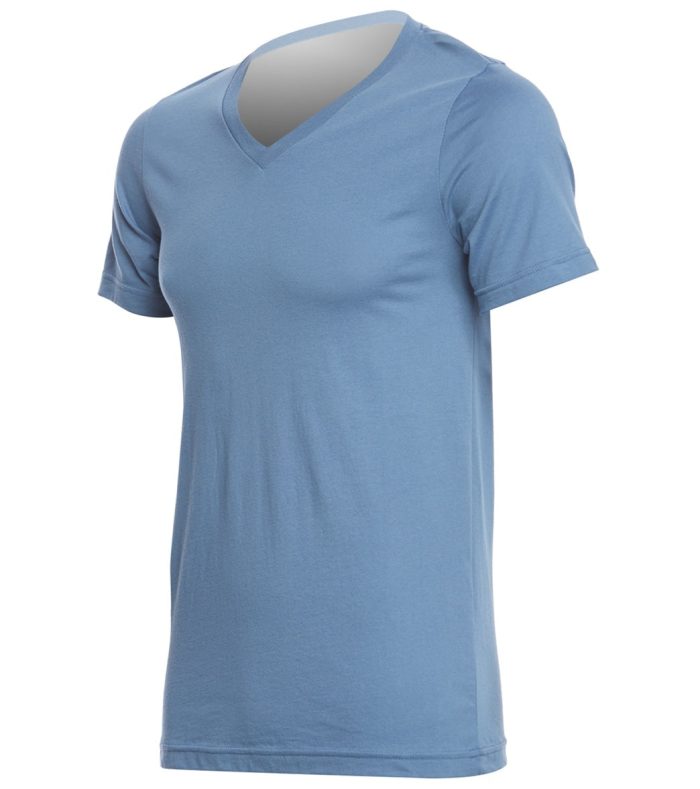 Bella + Canvas Men's Jersey Short Sleeve V-neck Tee - Image 2