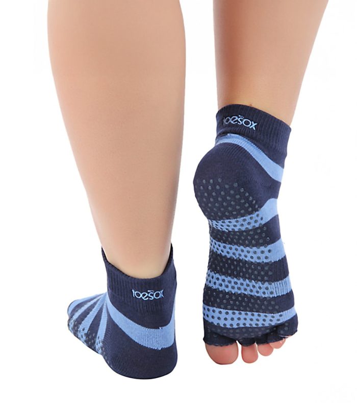 Toesox Ankle Length Half-Toe Yoga Grip Socks - Image 68