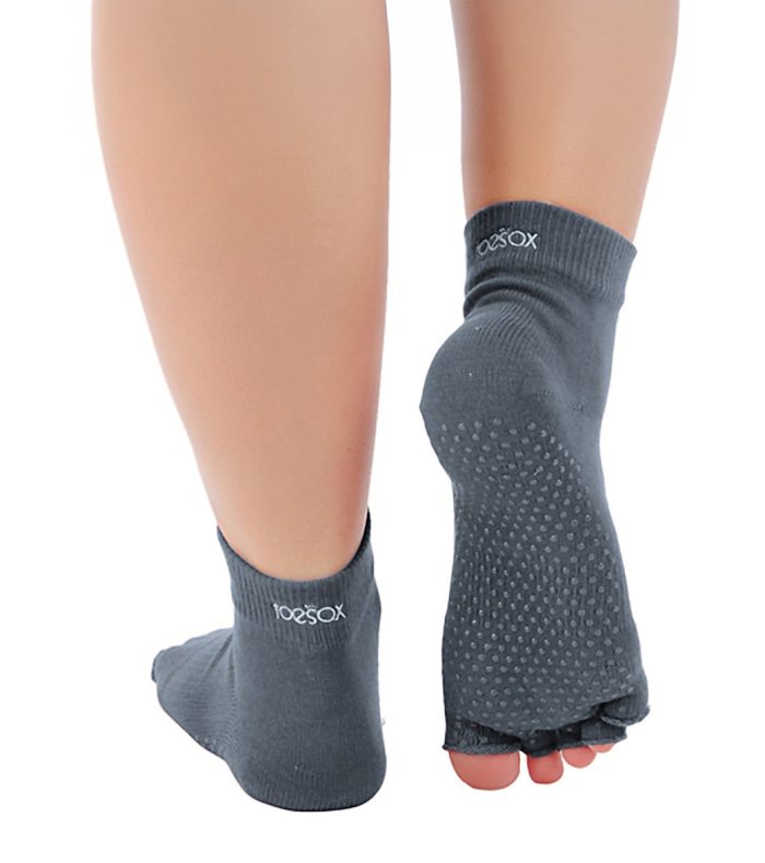 Toesox Ankle Length Half-Toe Yoga Grip Socks - Image 20