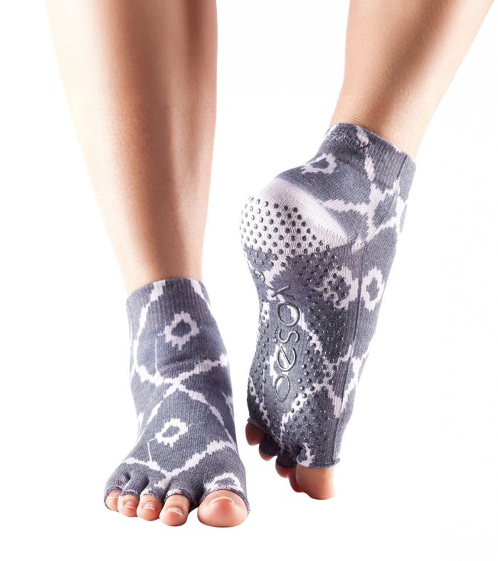 Toesox Ankle Length Half-Toe Yoga Grip Socks - Image 63