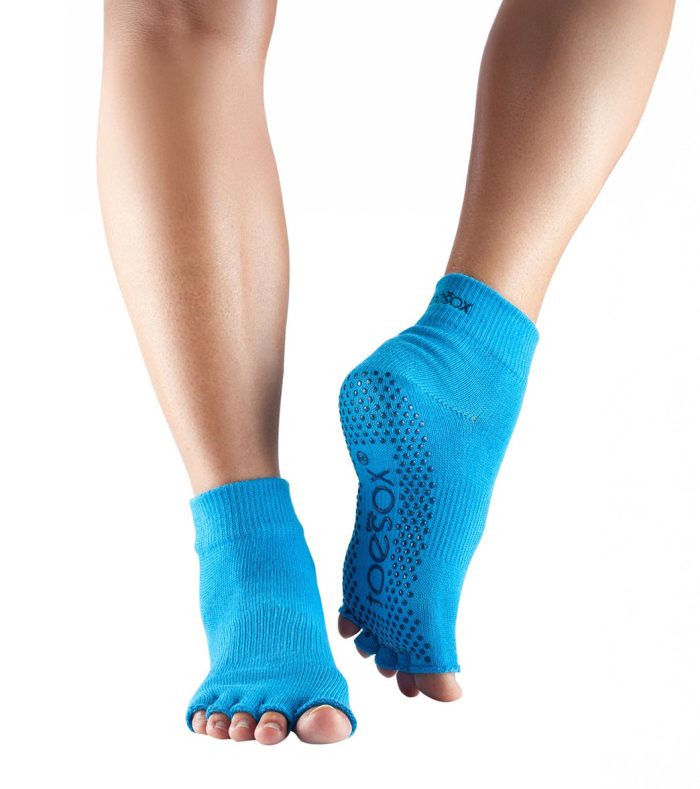 Toesox Ankle Length Half-Toe Yoga Grip Socks - Image 36